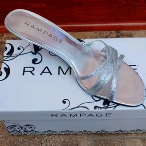 Rampage Silver Heels